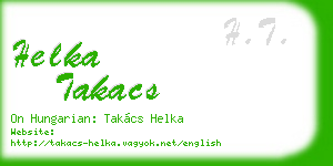 helka takacs business card